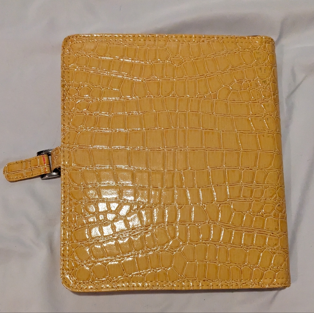 NEW Yellow faux planner with to do list and all included can be reused yearly